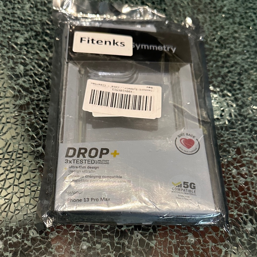 Drop+ Clear Case for iPhone 13 Pro Max - Black Trim